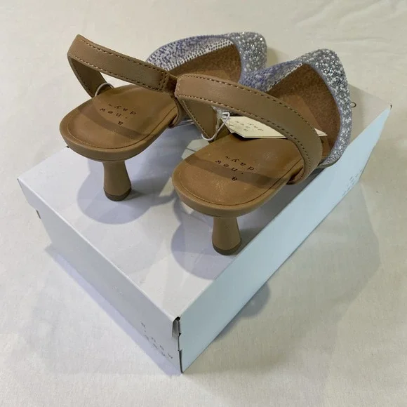 NEW A New Day Women's Isabel Embellished Slingback Heels - Size 8 - Picture 7 of 12